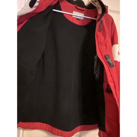 Vtg Y2K Lei Jacket Womens L Red White Ski Snowboard Winter Coat Hoodie L.E.I - Picture 12 of 16